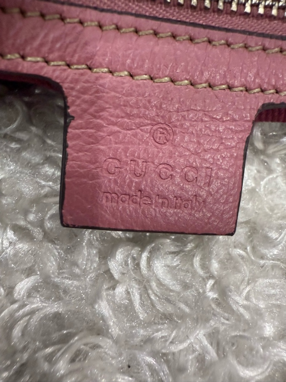 Gucci Beige/Pink GG Canvas and Leather Hobo - Picture 14 of 16
